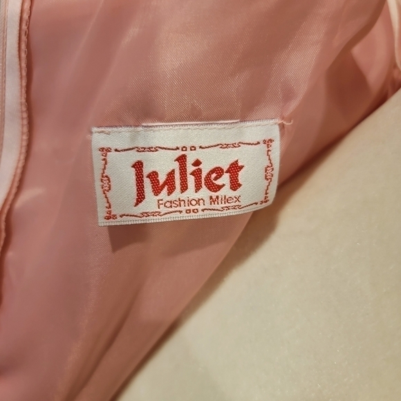 Juliet Michaelangelo Vintage Fashion Milex Floor Length Gown Size 14 - Picture 10 of 11